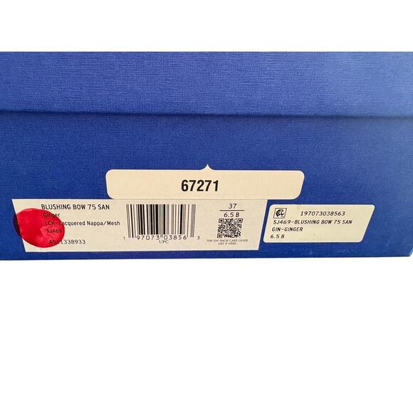 Stuart Weitzman blushing bow 75 cm ginger 37/6.5 pink blush - Picture 15 of 16